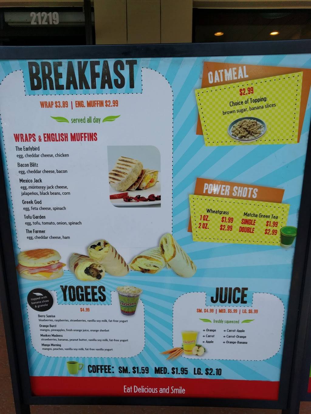 Froots | cafe | 21219 Hawthorne Blvd, Torrance, CA 90503, USA | 3105439183 OR +1 310-543-9183