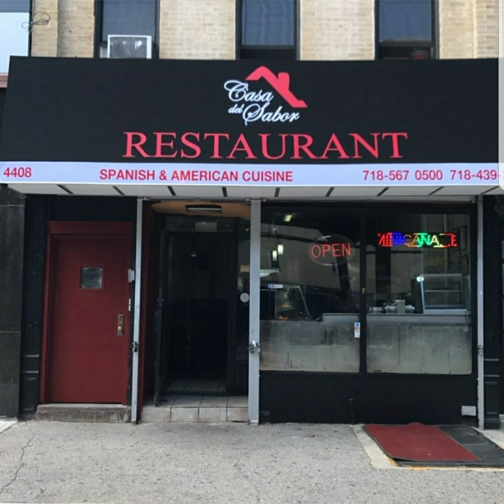 Casa Del Sabor Restaurant | restaurant | 4408 3rd Ave, Brooklyn, NY 11220, USA | 7185670500 OR +1 718-567-0500
