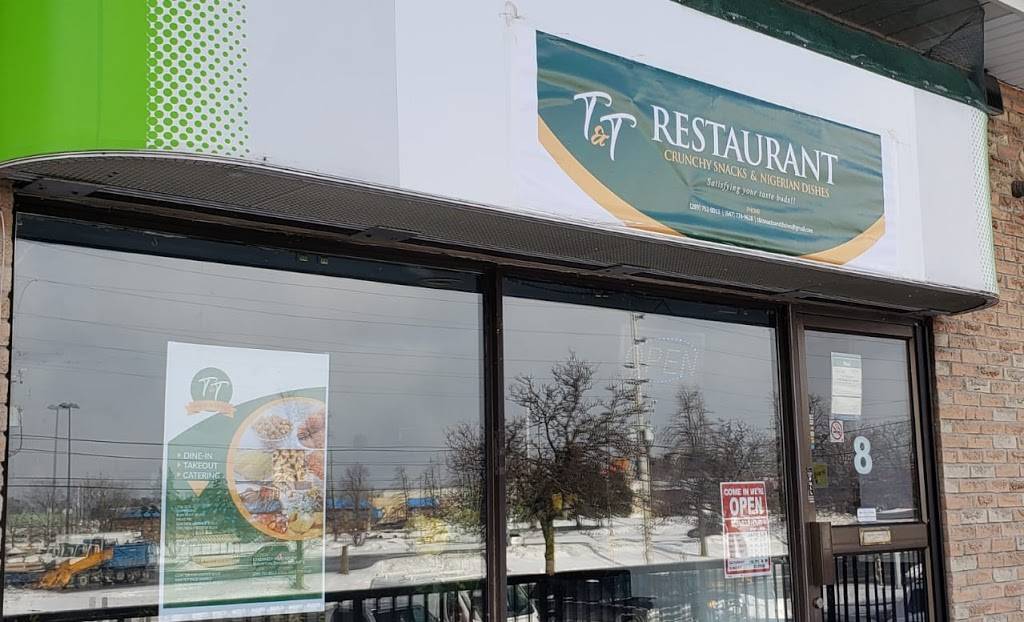 T&T Nigerian Dishes and Snacks | restaurant | 8-83 Kennedy Rd S, Brampton, ON L6W 3P3, Canada | 6477749628 OR +1 647-774-9628
