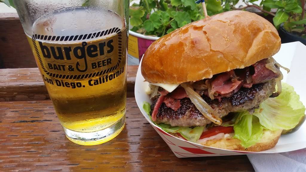 Burgers, Bait & Beer | restaurant | 200 Marina Park Way, San Diego, CA 92101, USA | 6196725578 OR +1 619-672-5578
