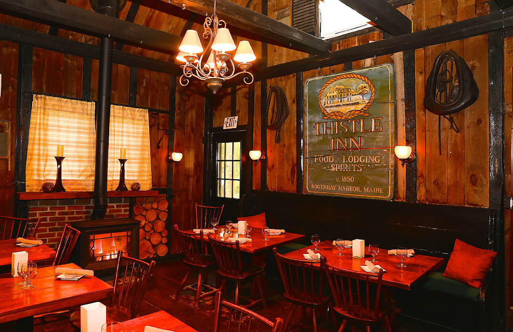 The Thistle Inn & Restaurant | restaurant | 55 Oak St, Boothbay Harbor, ME 04538, USA | 2076333541 OR +1 207-633-3541