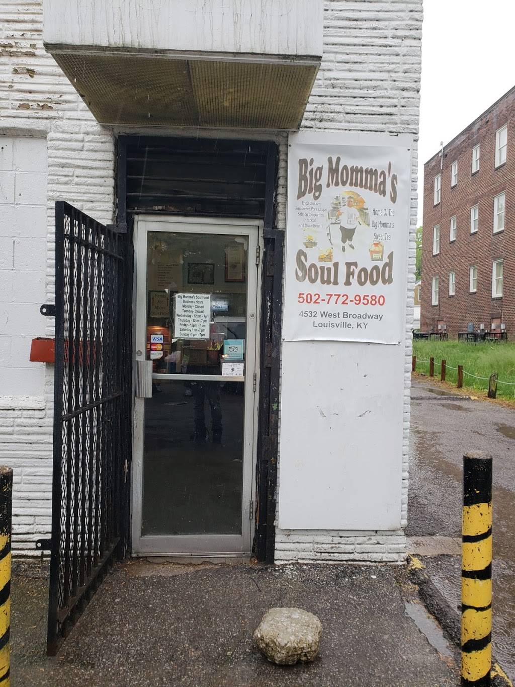 Big Mommas Soul Kitchen | restaurant | 4532 W Broadway, Louisville, KY 40211, USA | 5027729580 OR +1 502-772-9580