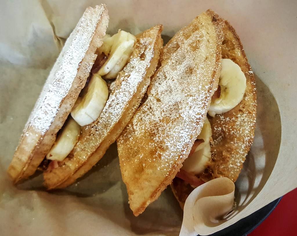 Bruxie Original Fried Chicken & Waffle Sandwich | cafe | 13865 City Center Dr, Chino Hills, CA 91709, USA | 9093344162 OR +1 909-334-4162