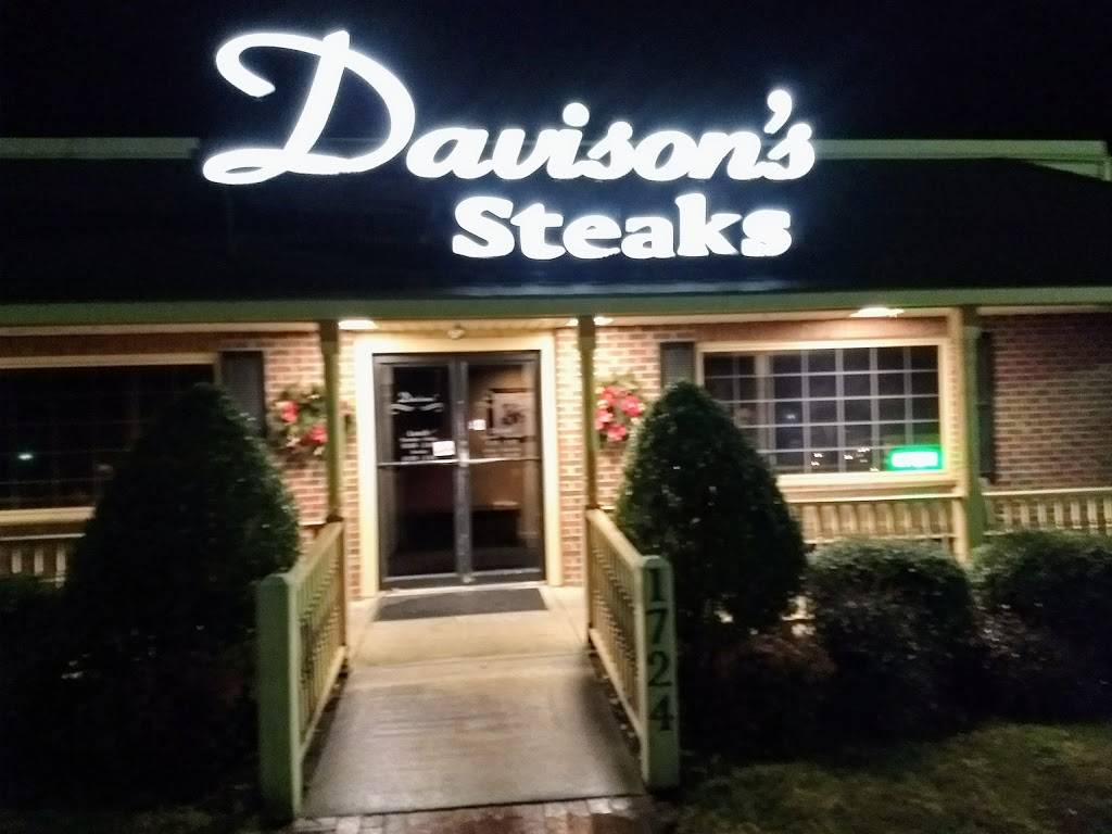 Davisons Steaks | restaurant | 1724 Westover Dr, Sanford, NC 27330, USA | 9197181103 OR +1 919-718-1103