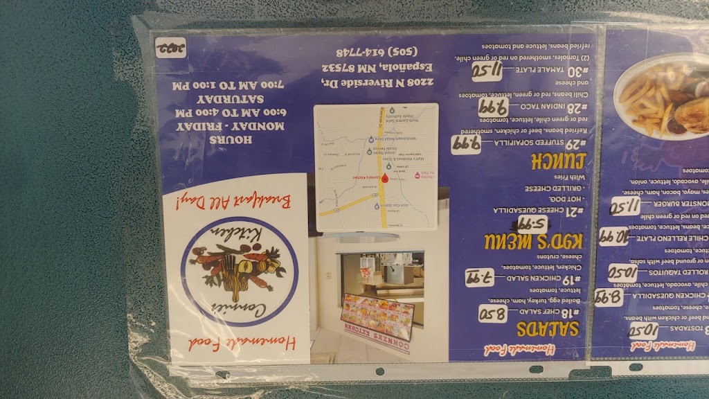 Connies Kitchen | restaurant | N Riverside Dr, Española, NM 87532, USA | 5056147748 OR +1 505-614-7748