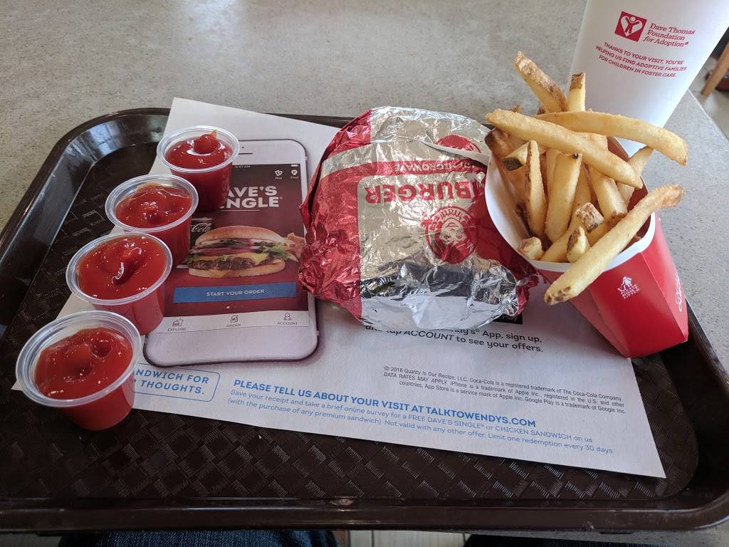 Wendys | restaurant | 100 Scarlett Dr, Chapel Hill, NC 27517, USA | 9199678624 OR +1 919-967-8624