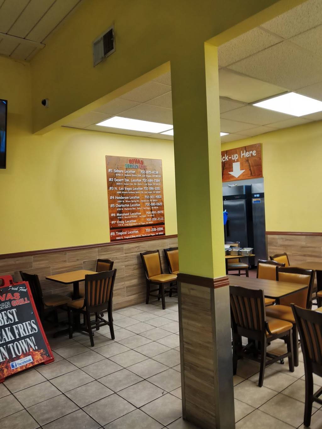 Rivas Mexican Grill #6 | restaurant | 4733 S Maryland Pkwy, Las Vegas, NV 89119, USA | 7028915272 OR +1 702-891-5272