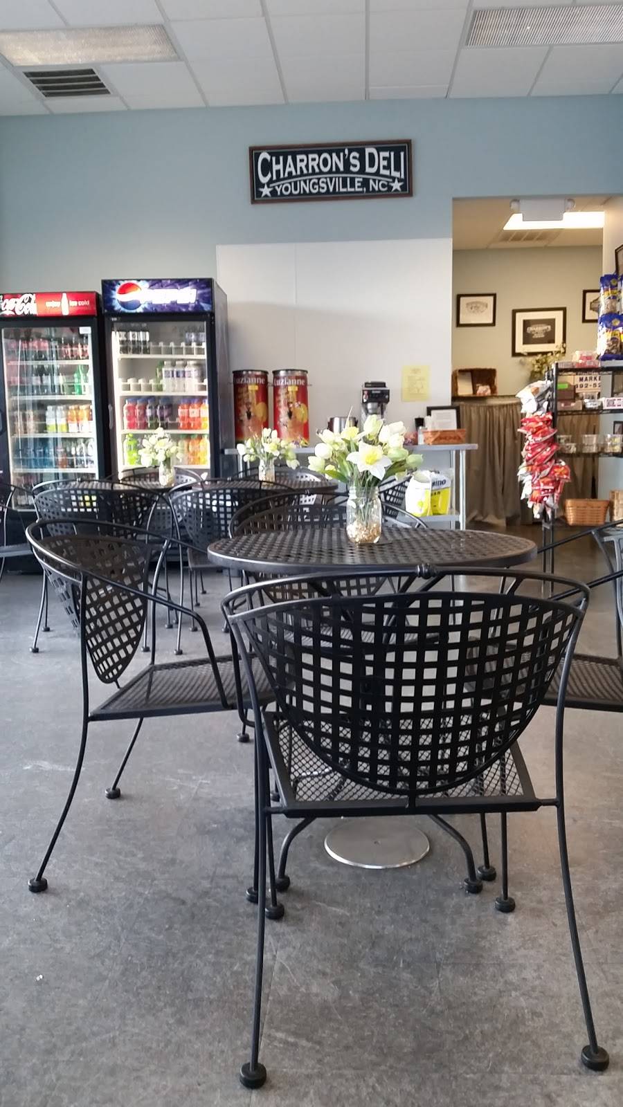 Charrons Deli & Cafe | meal takeaway | 120 E Main St, Youngsville, NC 27596, USA | 9195692147 OR +1 919-569-2147