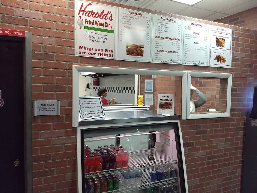 Harolds Chicken | restaurant | 1118 W Wilson Ave, Chicago, IL 60640, USA | 7736541118 OR +1 773-654-1118