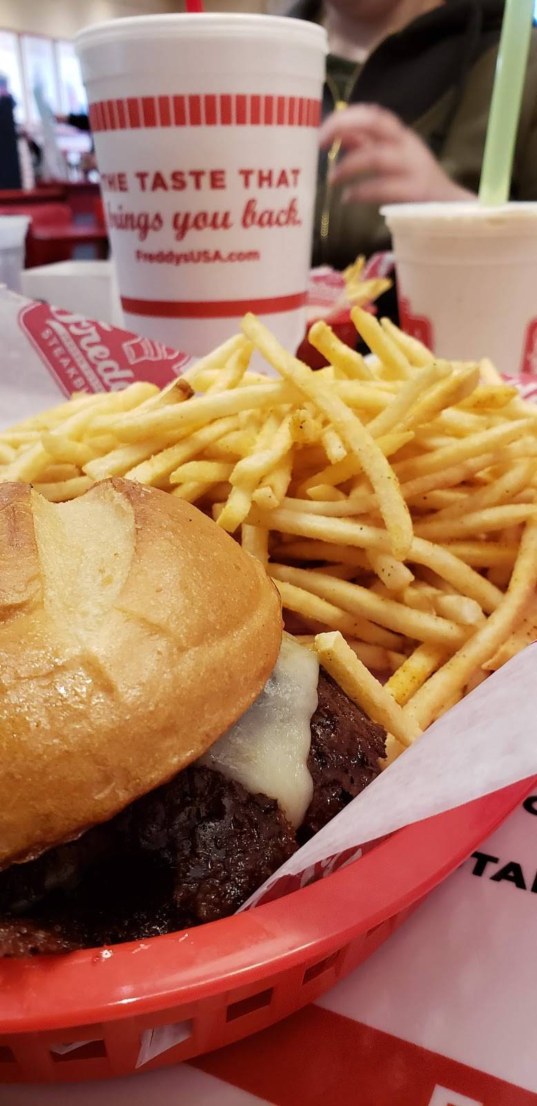 Freddys Frozen Custard & Steakburgers | restaurant | 2420 Lincoln Way Suite 102, Ames, IA 50014, USA | 5157354010 OR +1 515-735-4010