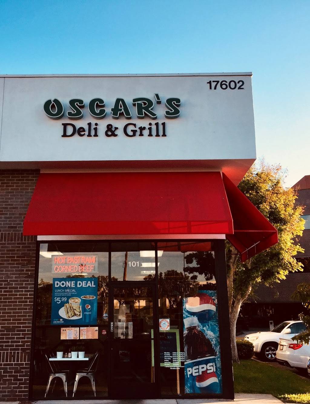 Oscars Deli & Grill | restaurant | 17602 17th St, Tustin, CA 92780, USA | 7148383378 OR +1 714-838-3378
