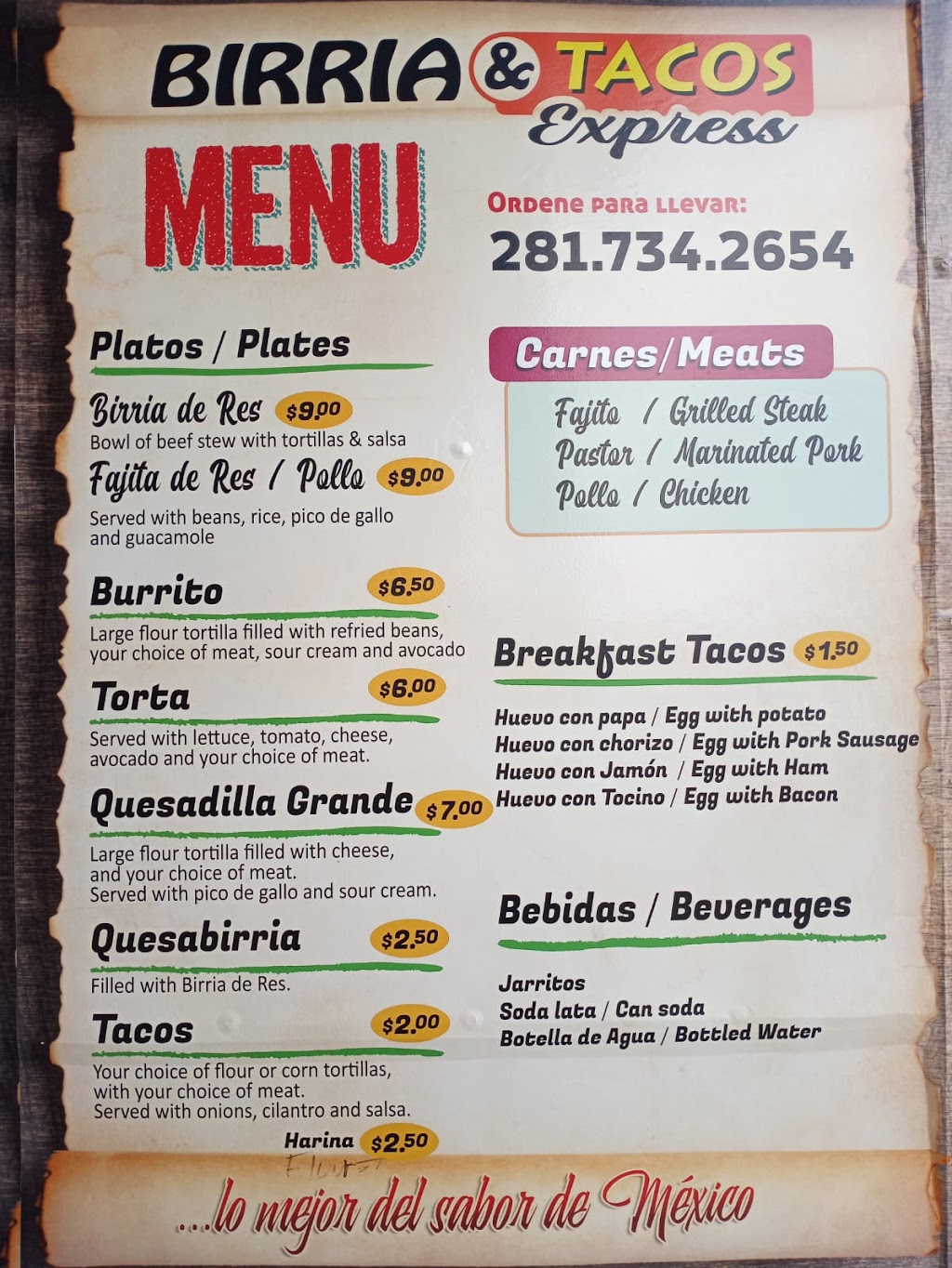 Birria & Tacos Express | restaurant | 12601 Farm to Market Rd 529, Houston, TX 77041, USA | 2817342654 OR +1 281-734-2654