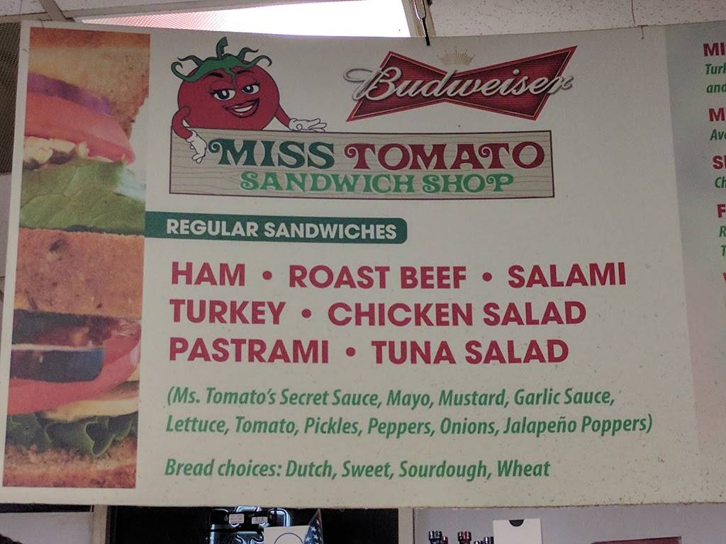 Miss Tomato Sandwich Shop | meal takeaway | 199 87th St, Daly City, CA 94015, USA | 6509947676 OR +1 650-994-7676