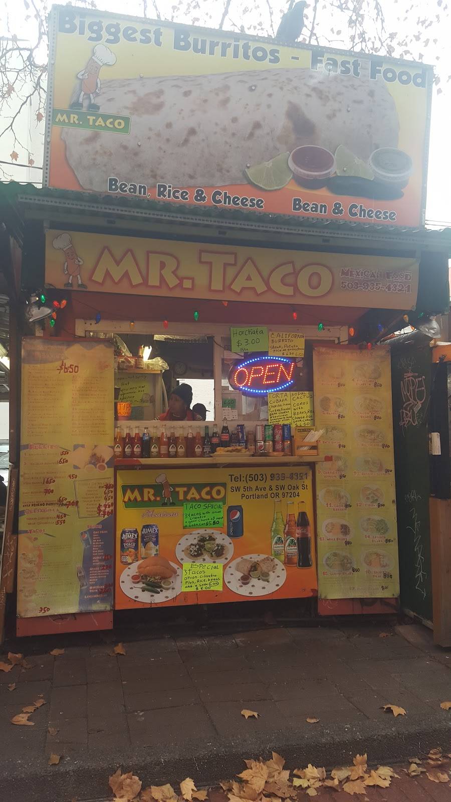 MR. Taco | restaurant | 324 SW 5th Ave, Portland, OR 97204, USA | 5033338951 OR +1 503-333-8951