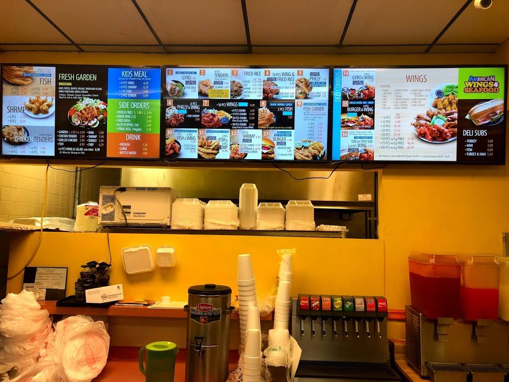 American Wings & Seafood | restaurant | 387 Cleveland Ave SW # 1, Atlanta, GA 30315, USA | 4044775588 OR +1 404-477-5588
