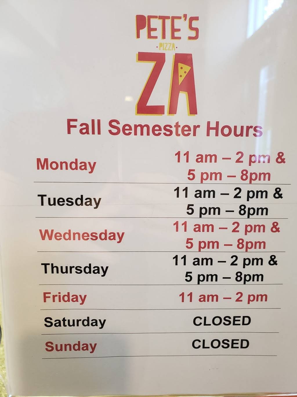 Petes Za at Meredith | restaurant | 201 N Martin Jischke Dr, West Lafayette, IN 47906, USA | 7654962906 OR +1 765-496-2906