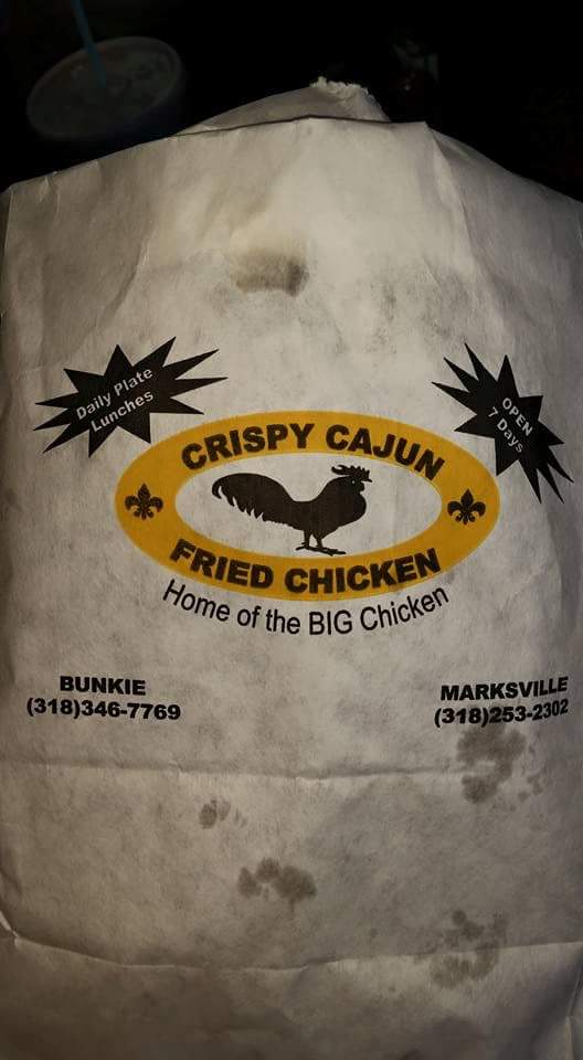 Crispy Cajun Fried Chicken | restaurant | 321 Philo St, Marksville, LA 71351, USA | 3182532302 OR +1 318-253-2302