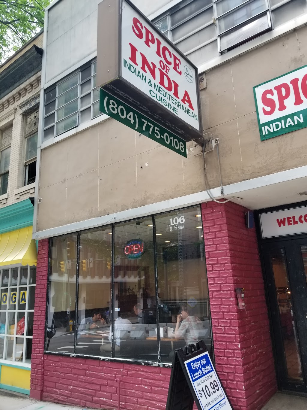 Spice of India | restaurant | 106 N 7th St, Richmond, VA 23219, USA | 8047750108 OR +1 804-775-0108