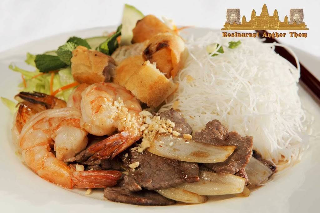Restaurant Angkor Thom | restaurant | 1675 Rue Notre Dame, LAncienne-Lorette, QC G2E 3B9, Canada | 4188774034 OR +1 418-877-4034