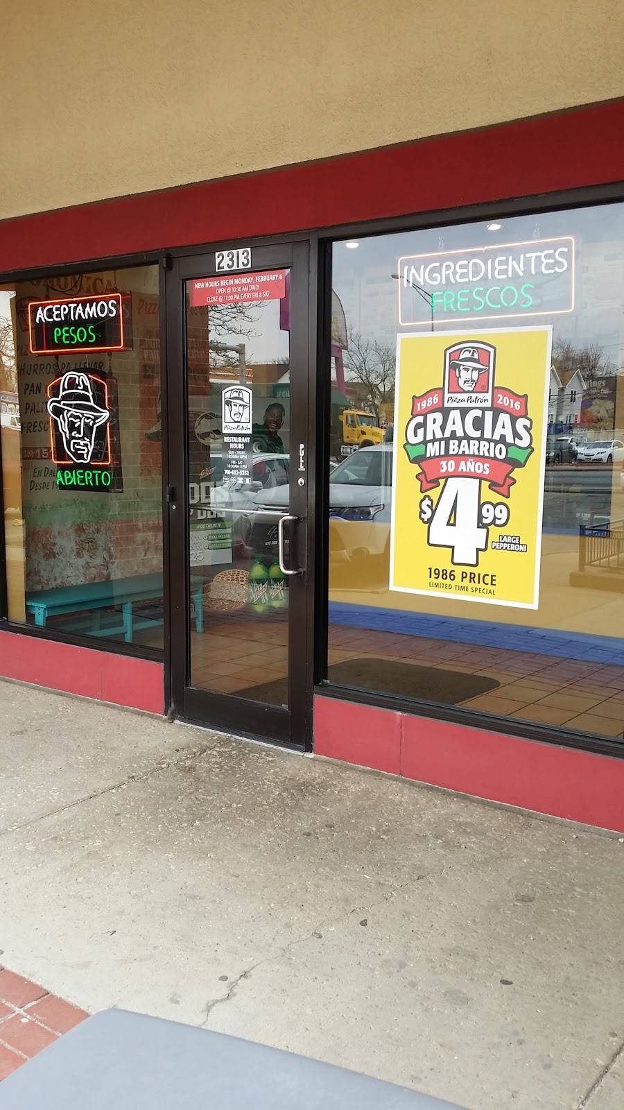 Pizza Patron | meal takeaway | 2313 S Cicero Ave, Cicero, IL 60804, USA | 7086525352 OR +1 708-652-5352
