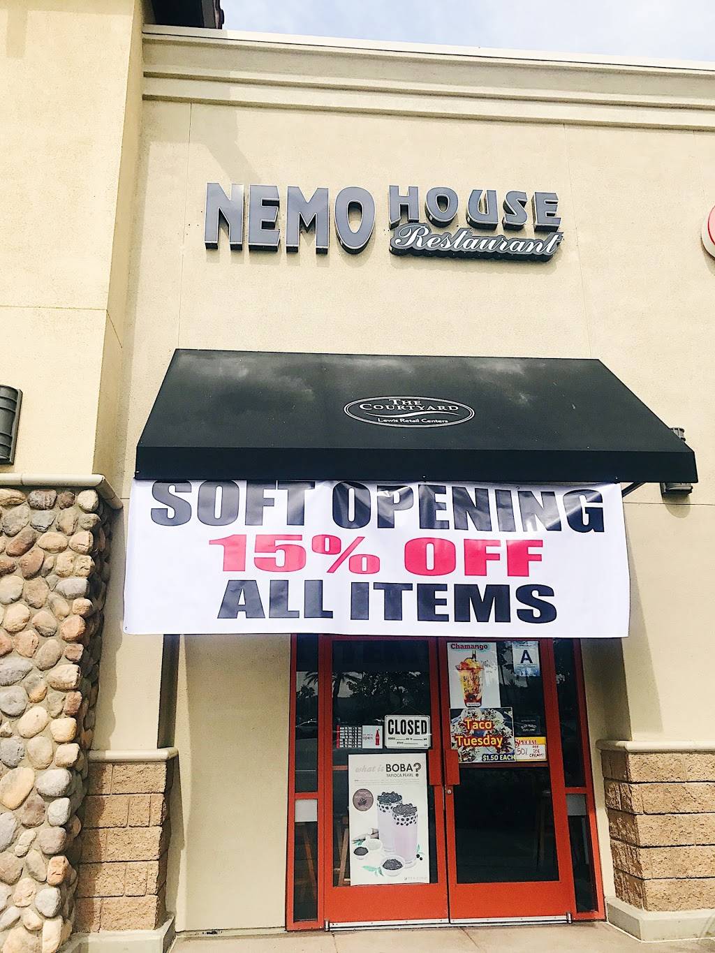 Nemo House | restaurant | 16635 Sierra Lakes Pkwy Ste 110, Fontana, CA 92336, USA | 9093460899 OR +1 909-346-0899