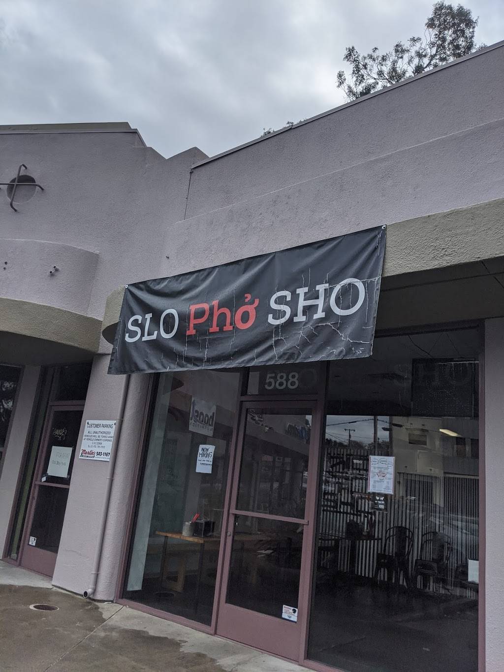 Slo Pho Sho | restaurant | 588 California Blvd, San Luis Obispo, CA 93405, USA | 8053327014 OR +1 805-332-7014