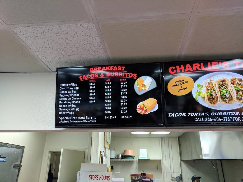 Charlies Taco | restaurant | 12408 S Kirkwood Rd, Stafford, TX 77477, USA | 3464042767 OR +1 346-404-2767