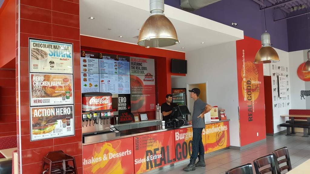 Hero Certified Burgers | restaurant | Credit Valley Town Plaza, 6045-6085 Creditview Rd Unit F, Mississauga, ON L5V 2A8, Canada | 9055675831 OR +1 905-567-5831