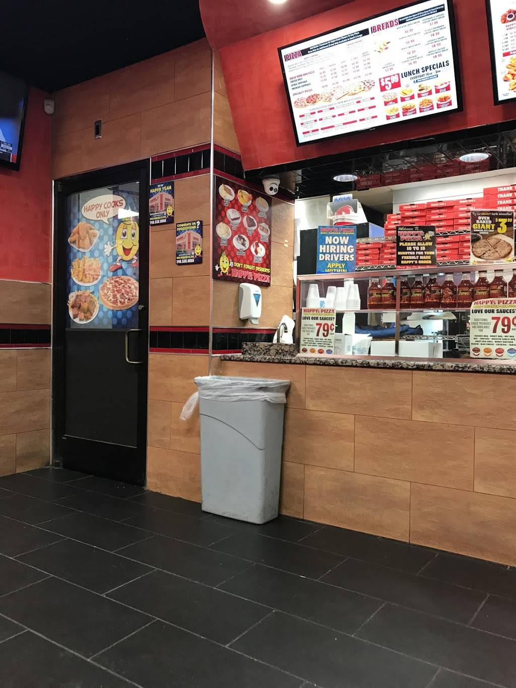 Happys Pizza | meal delivery | 27845 Orchard Lake Rd, Farmington Hills, MI 48334, USA | 2485537777 OR +1 248-553-7777