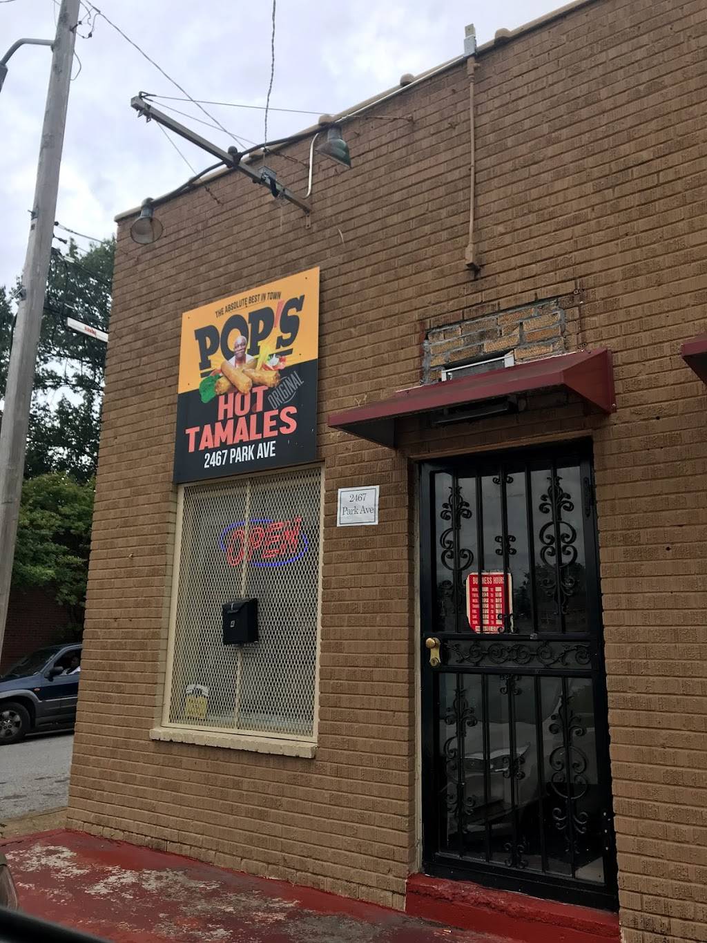 Pops Tamales | restaurant | 2467 Park Ave, Memphis, TN 38114, USA | 9014904017 OR +1 901-490-4017