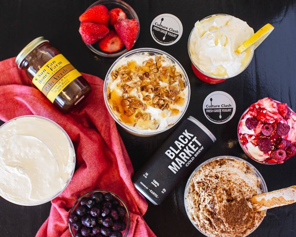 Culture Clash Greek Yogurt | cafe | 1661 S Val Vista Dr Suite 102, Gilbert, AZ 85295, USA | 4806869011 OR +1 480-686-9011