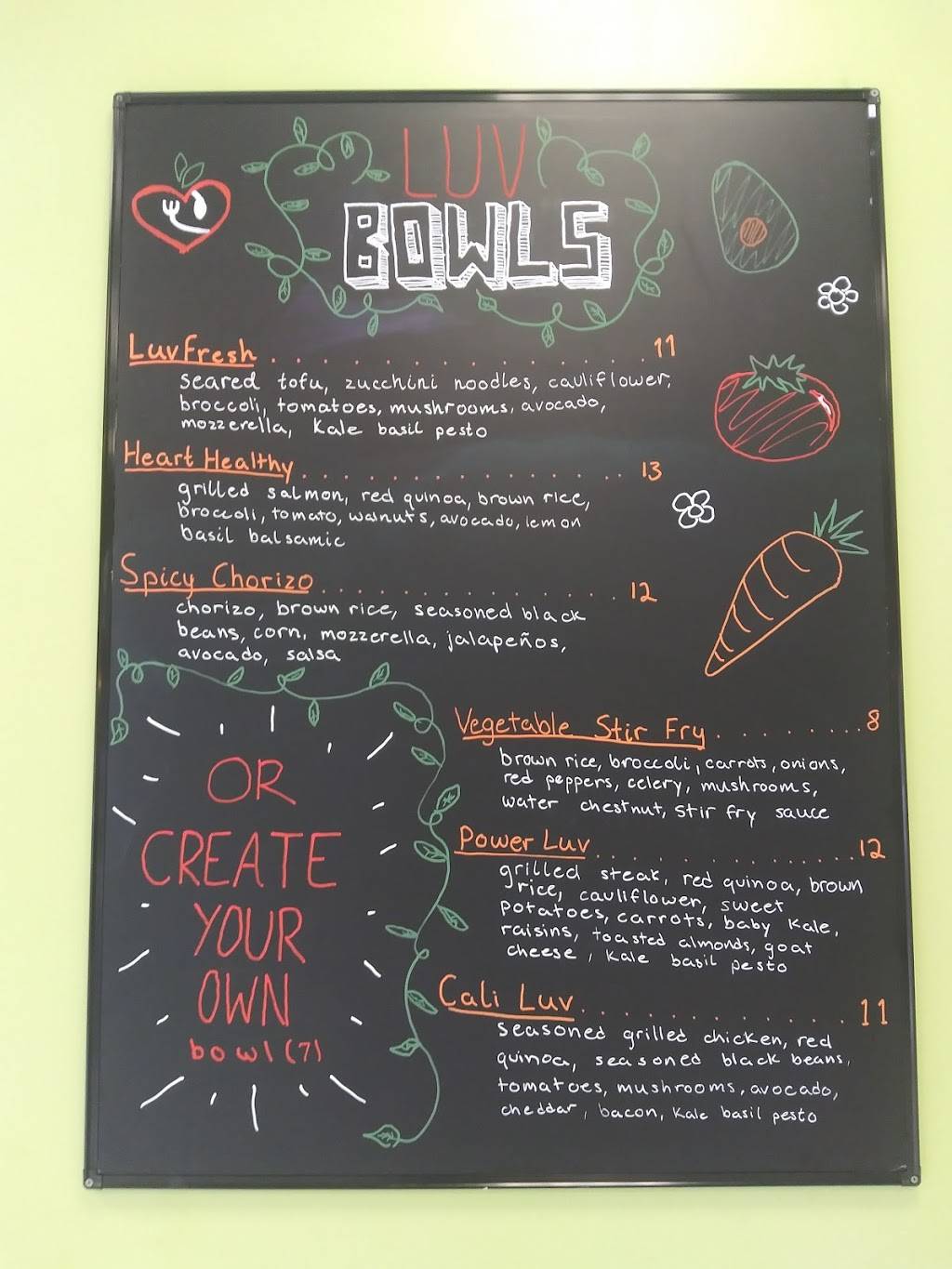 LUV FRESH | restaurant | 17503 Preserve Walk Ln Suite B, Tampa, FL 33647, USA | 8136320303 OR +1 813-632-0303