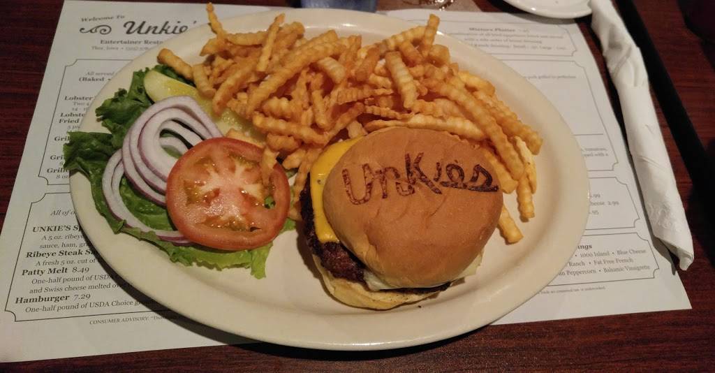 Unkies Entertainer | restaurant | 222 N Ann St, Thor, IA 50591, USA | 5153783309 OR +1 515-378-3309
