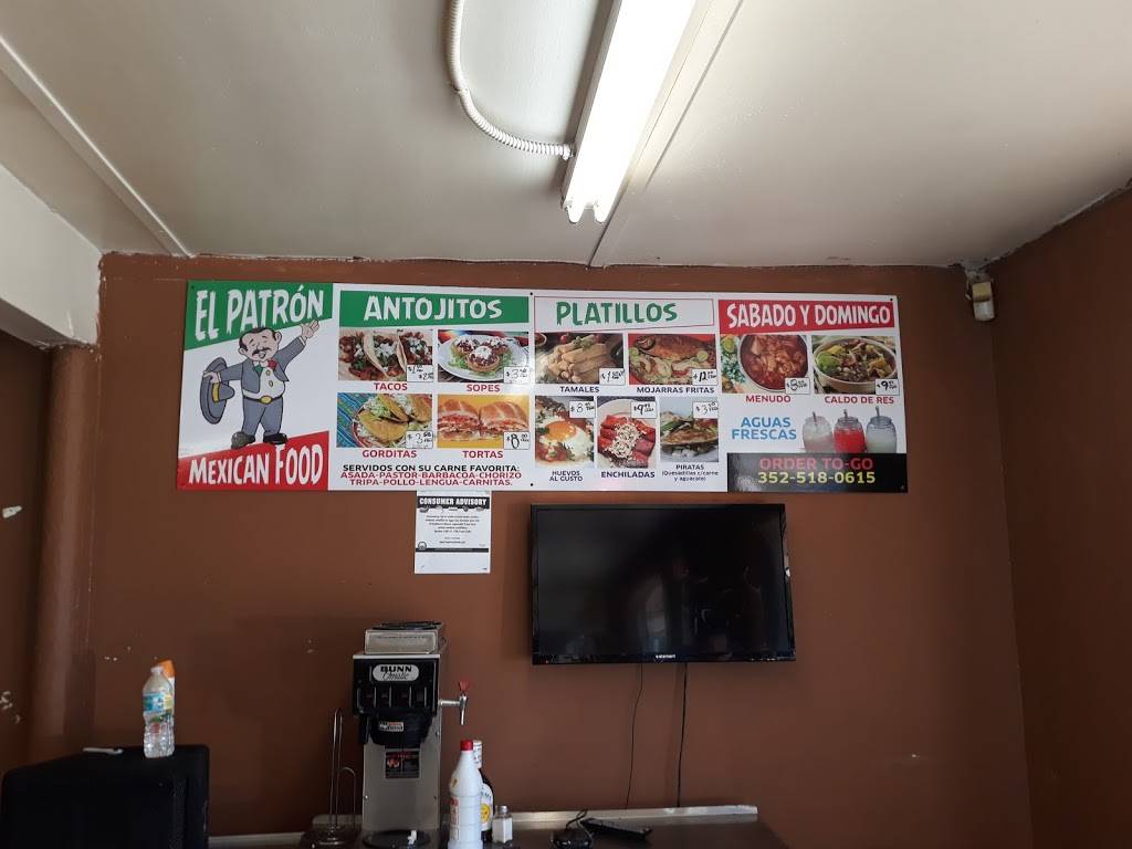 Taqueria y tienda "El Patron" | restaurant | 37007 Lock St, Dade City, FL 33523, USA | 3525180615 OR +1 352-518-0615