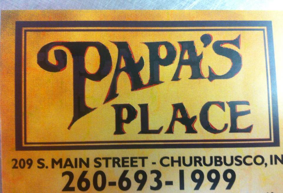 Papas Place Churubusco | meal delivery | 209 S Main St, Churubusco, IN 46723, USA | 2606931999 OR +1 260-693-1999