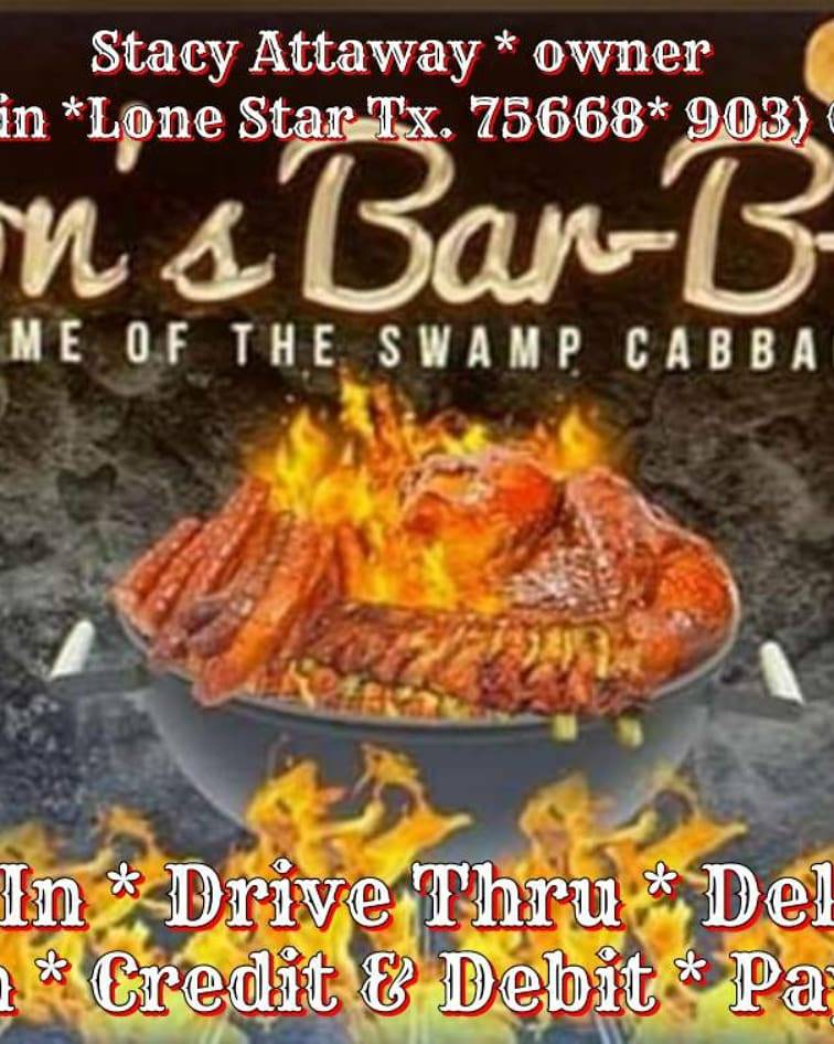 Spoons BBQ | restaurant | 230 N Main St, Lone Star, TX 75668, USA | 9036561627 OR +1 903-656-1627