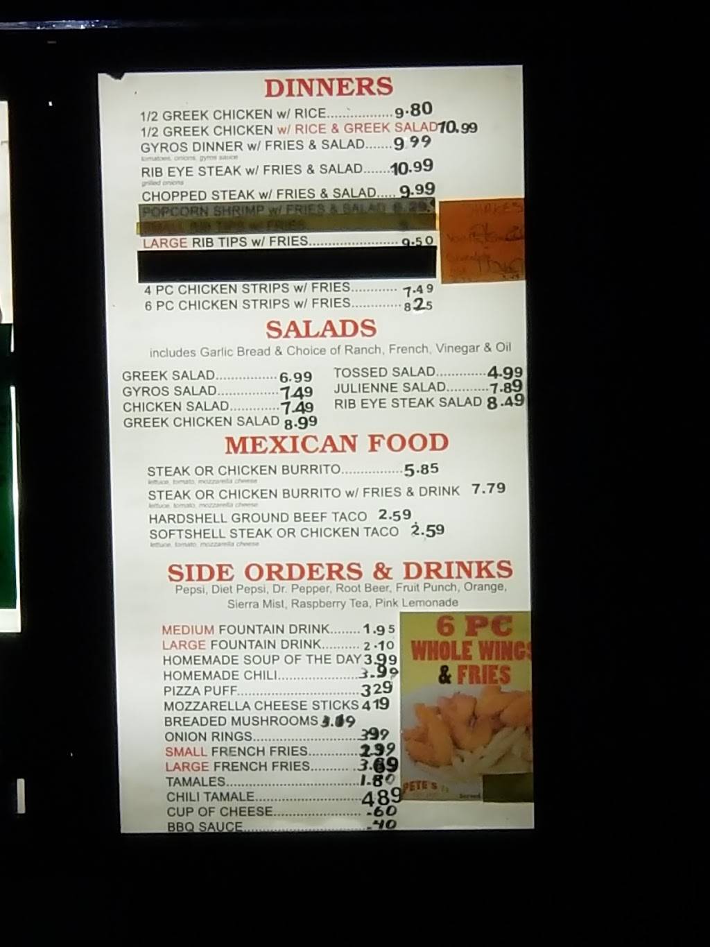 Petes Red Hots | restaurant | 1515 W Roosevelt Rd, Broadview, IL 60155, USA | 7083380277 OR +1 708-338-0277