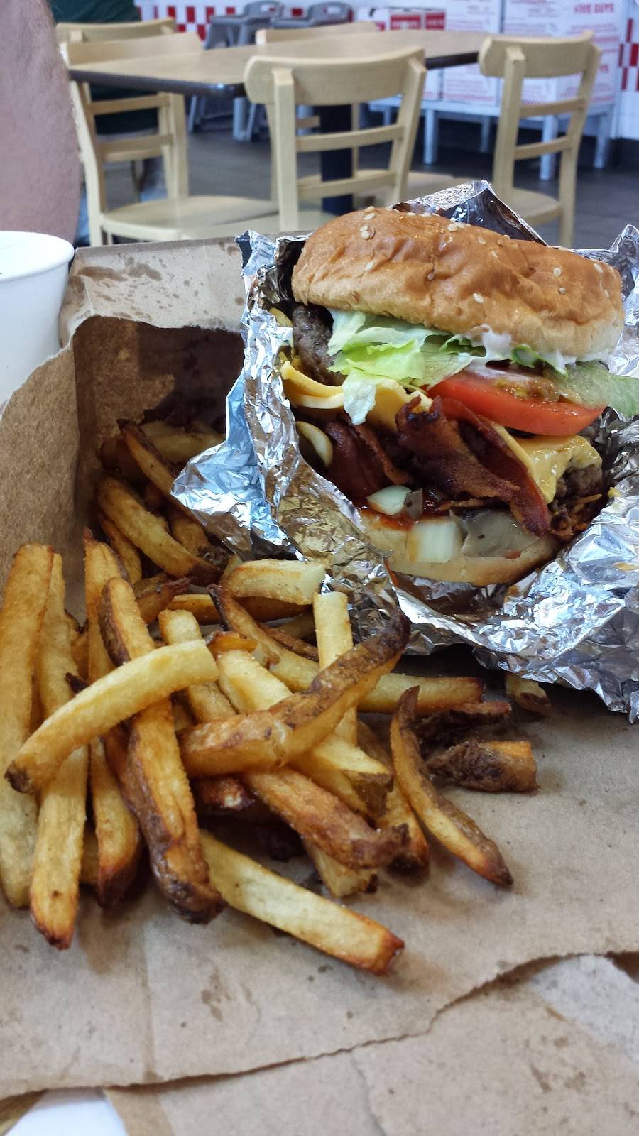 Five Guys | meal takeaway | 775 Cochrane Rd, Morgan Hill, CA 95037, USA | 4087769800 OR +1 408-776-9800