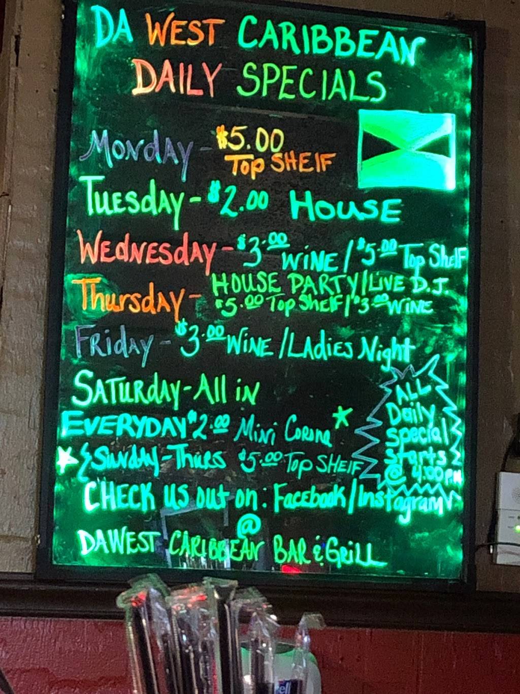 Da West Caribbean Bar & Grill | restaurant | 1919 Airport Blvd, Cayce, SC 29033, USA | 8037086201 OR +1 803-708-6201