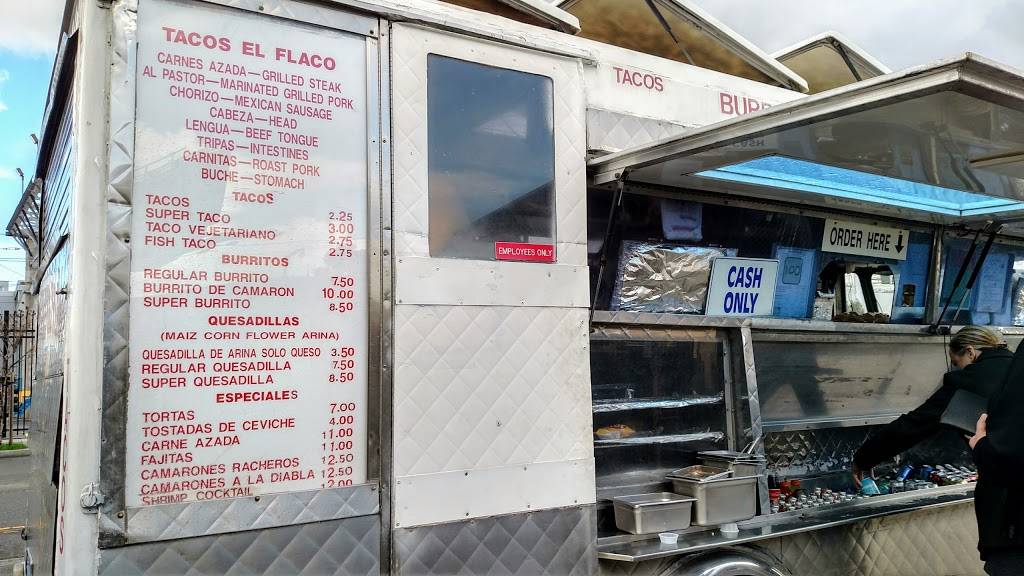 Tacos El Flaco | restaurant | 1508 Illinois St, San Francisco, CA 94107, USA | 4156843617 OR +1 415-684-3617