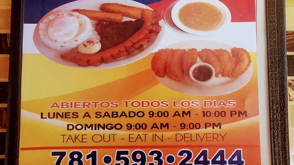 Cafe Colombia | restaurant | 34 Acorn St, Lynn, MA 01902, USA | 7815932444 OR +1 781-593-2444