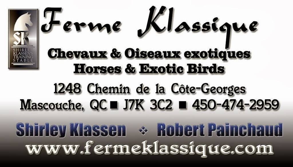 Ferme Klassique | restaurant | 1248 Chemin de la Côte Georges, Mascouche, QC J7K 3C2, Canada | 4504742959 OR +1 450-474-2959