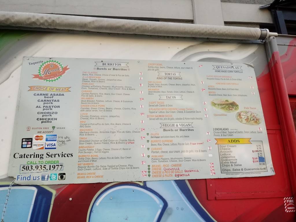 Taqueria La Merced | restaurant | 1510 SE Water Ave, Portland, OR 97214, USA | 5039351977 OR +1 503-935-1977