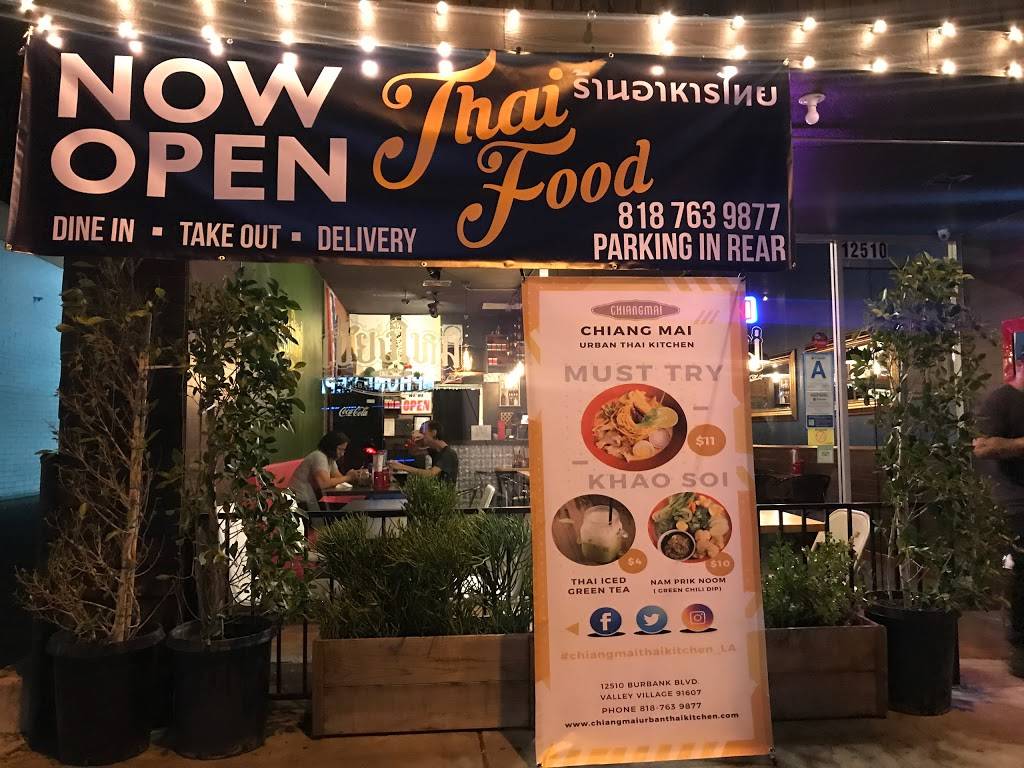 Chiang Mai Urban Thai Kitchen | restaurant | 12510 Burbank Blvd, Valley Village, CA 91607, USA | 8187639877 OR +1 818-763-9877