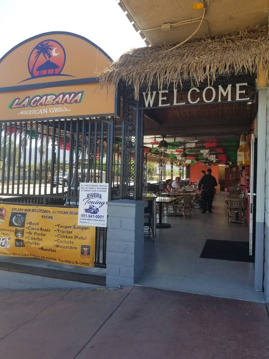 La Cabana Mexican Grill | restaurant | 31085 Riverside Dr, Lake Elsinore, CA 92530, USA | 9514713955 OR +1 951-471-3955
