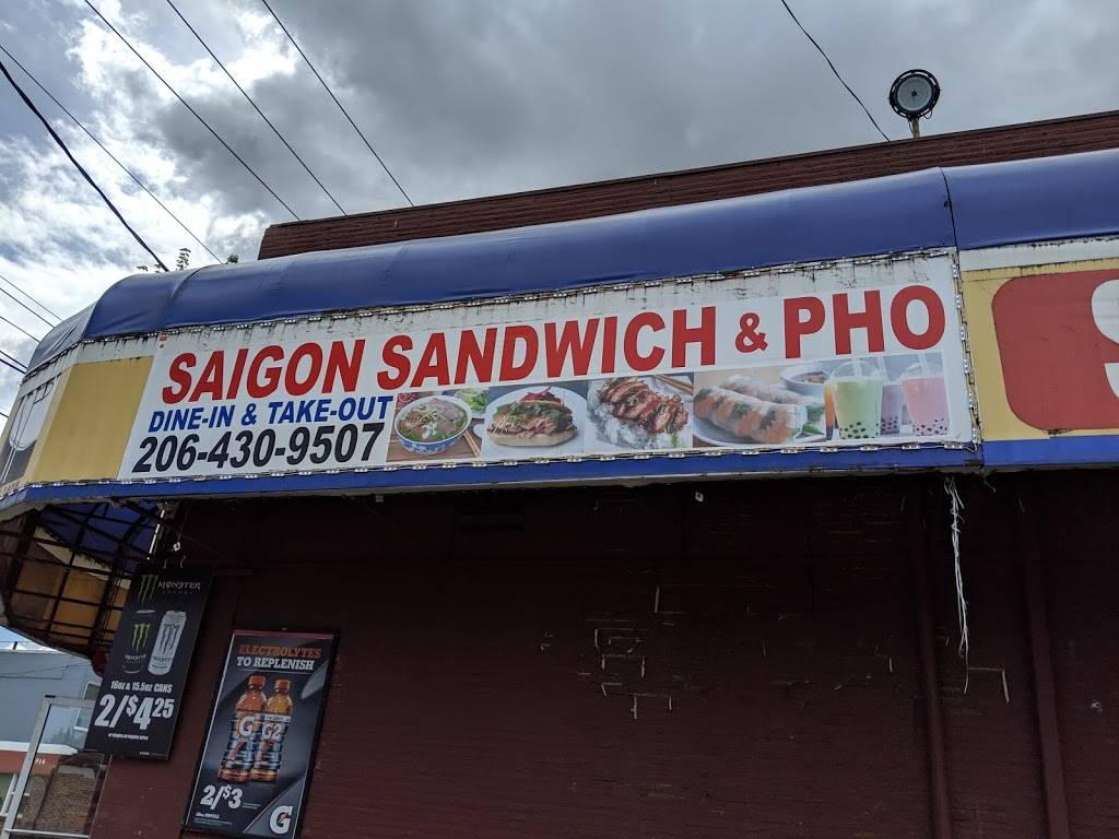 Saigon Sandwiches & Pho | restaurant | 8909 14th Ave S, Seattle, WA 98108, USA | 2064309507 OR +1 206-430-9507