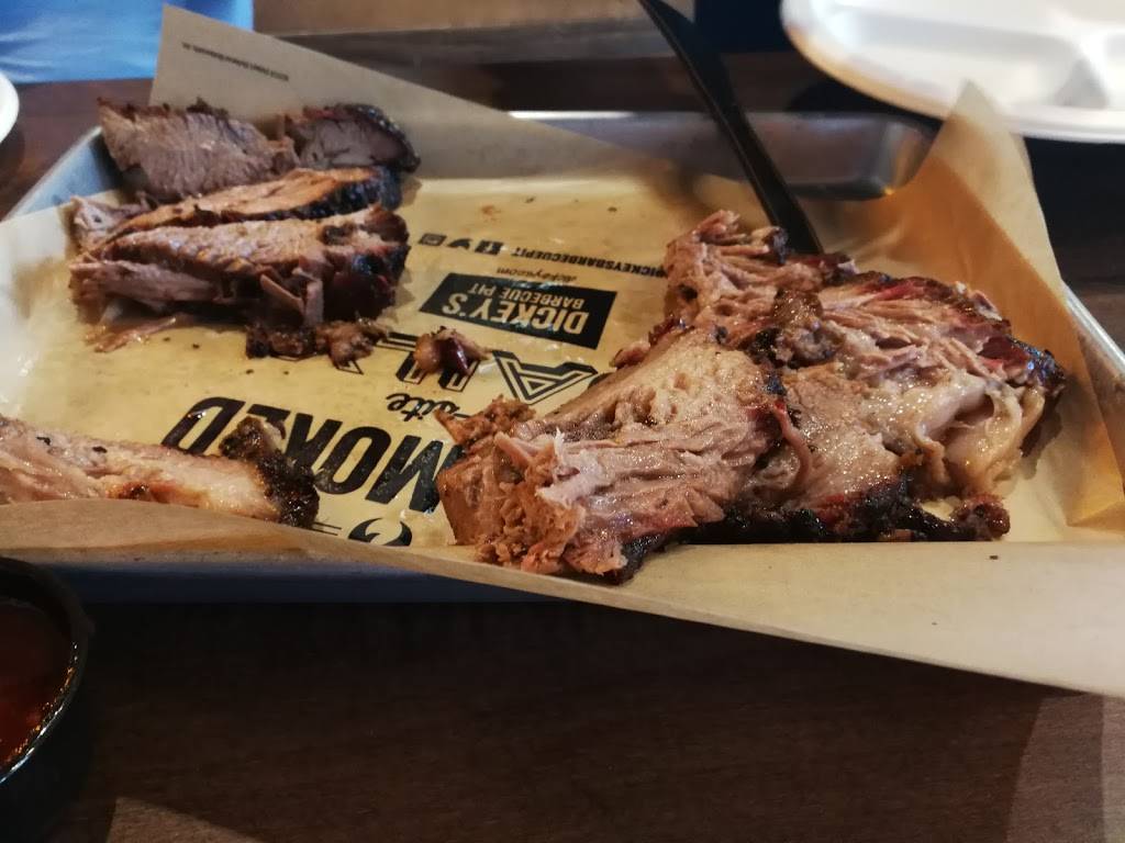 Dickeys Barbecue Pit | restaurant | 1102 Parkside Main St, Cary, NC 27519, USA | 9193420212 OR +1 919-342-0212