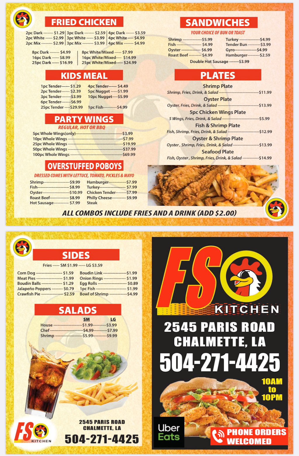 FAST STOP DELI | restaurant | 2545 Paris Rd # C, Chalmette, LA 70043, USA | 5042714425 OR +1 504-271-4425