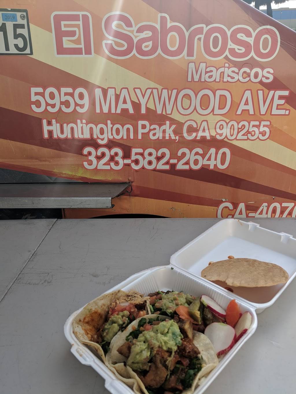 Mariscos El Sabroso truck | restaurant | 5745 Arbor Vitae St, Los Angeles, CA 90045, USA | 3232838557 OR +1 323-283-8557