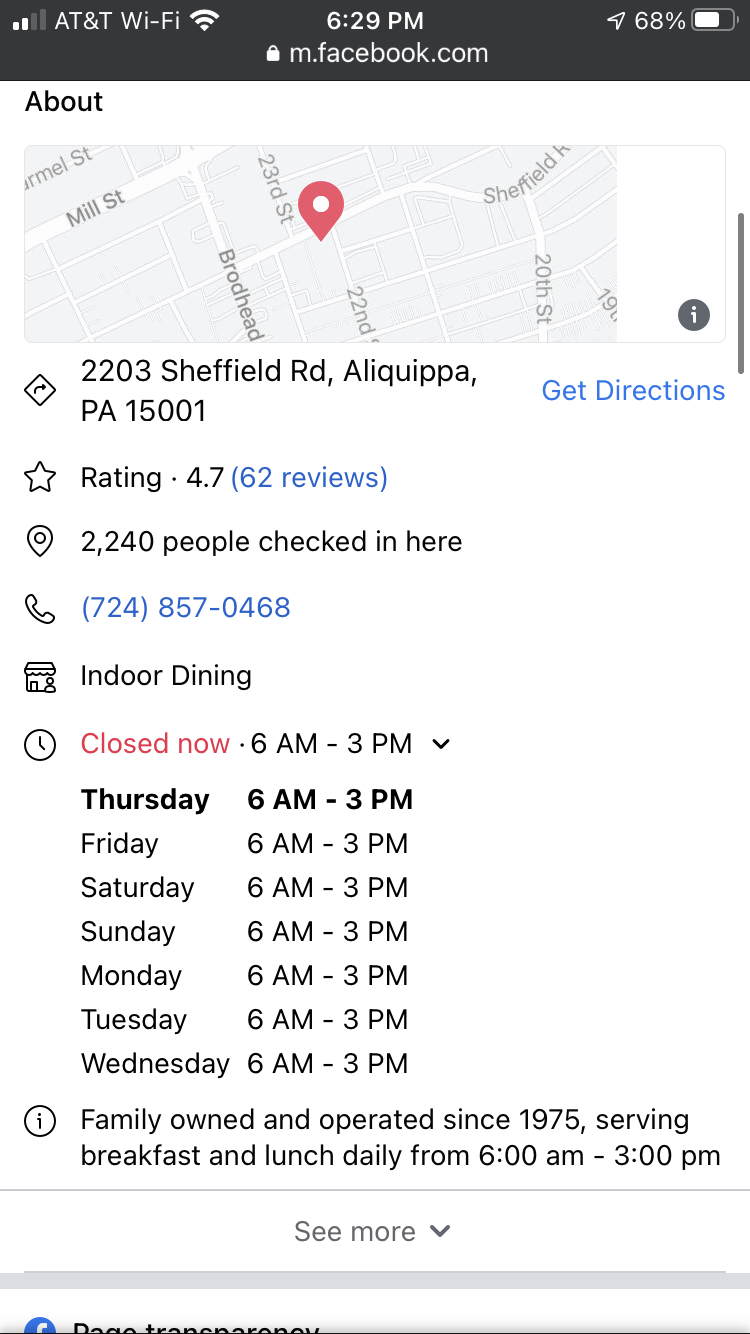 Yianni’s Family Restaurant | restaurant | 2203 Sheffield Rd, Aliquippa, PA 15001, USA | 7248570468 OR +1 724-857-0468